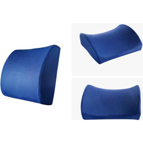 Memory Foam Lumbar Pillow for Car Office Chair Thicken Back Waist Cushion Backrest Waist Pillows Travel Pillow almohada