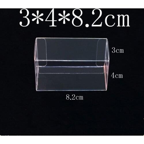 82*40*30mm PVC Clear MATCHBOX TOMY Toy Car Model 1/64 TOMICA Hot Wheels Dust Proof Display Protection Box 100PCS
