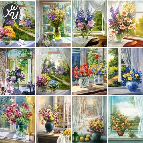 Floral Diamond Art Diamond Painting Kits for Adults Diamond Mosaic Rose Cross Stitch Kit Peony Diamond Embroidery for Home Decor
