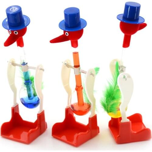 TOYZHIJIA Novelty Drinking Water Bird Toy Duck Gifts Present Bobbing Educational Toys Color Random!!! 18x5x5cm