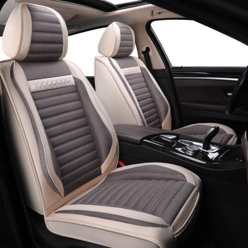 ZHOUSHENGLEE Universal Flax Car Seat covers for Audi all model A1 A3 A8 A7 Q3 Q5 Q7 A4 A5 A6 S3 S5 S6 S7 S8 R8 TT SQ5 SR4-7