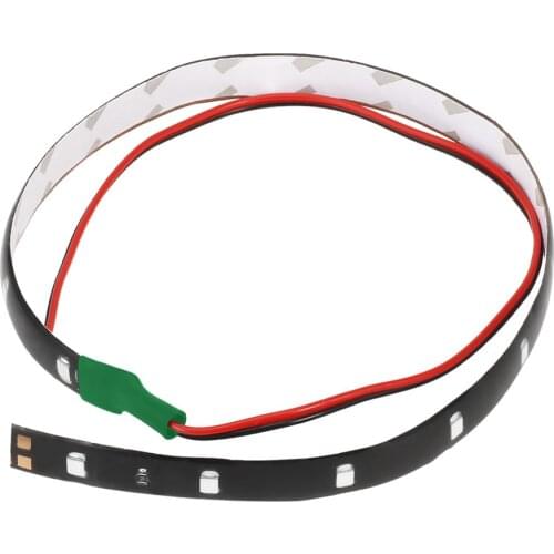 Waterproof 30CM 15LED Super Bright Flexible Strip Light Daytime Running Decoration Light For Auto Car Motorcycle Truck