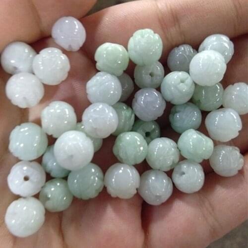 Fine Jewelry Beads Natural jade beads DIY jewelry accessories BEADS BEADED lotus Money buckleJade Bracelet
