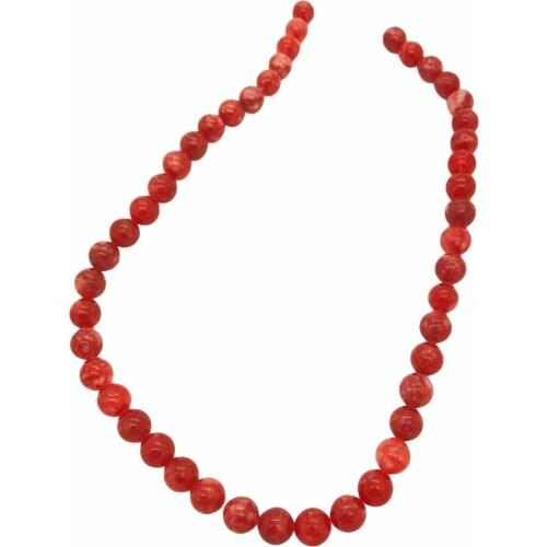 Red Agate 8 Mm Natural Stone Female Male Set Stones Jewelry Beads Necklace Baggy trousers