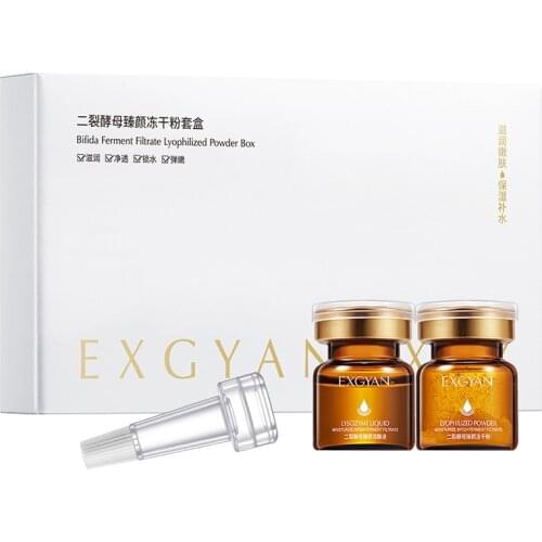 14pcs Split Yeast Serum Facial Freeze-Dried Power Set Of Boxes Shrink Pores Hydrating Brighten Skin Care Anti-Aging