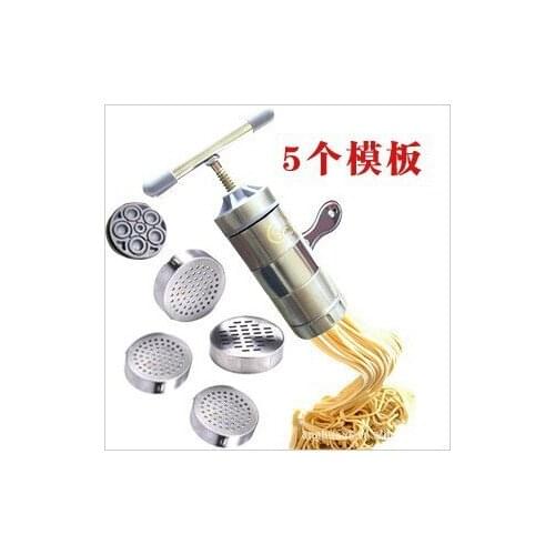 5-head hand-cranked domestic small stainless steel manual noodle press/hele noodle press noodle press juice