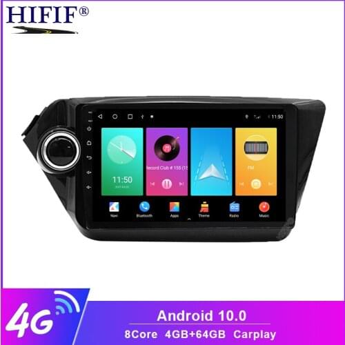 Car Multimedia Player For KIA RIO 3 4 2Din Android 10 Car Radio Stereo 2010-2017 Navigation AutoRadio GPS Tape Recorder K2 Wifi