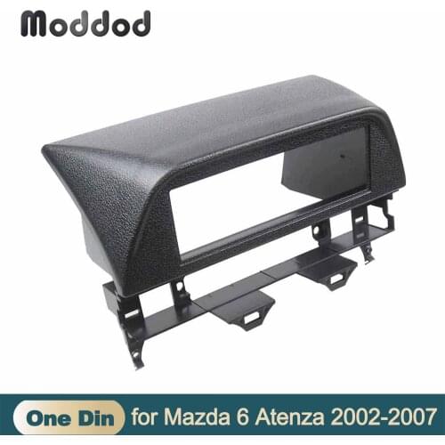One Din DVD Stereo Panel for MAZDA 6 Atenza 2002-2007 Fascia Radio Refitting Dash Mounting Installation Trim Kit Face Frame