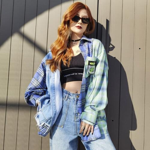 BringBring Women's Plaid Shirts