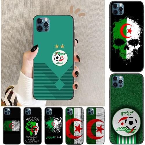 Algeria Flag Phone Cases For iphone 12 Pro Max case 11Pro Max 8PLUS 7PLUS 6S iphone XR X XS mini mobile cell funda
