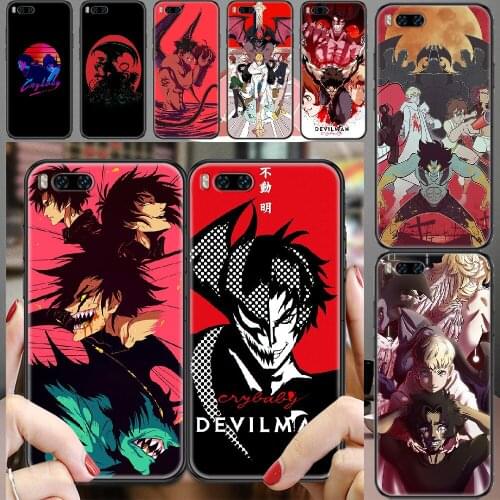 Devilman Crybaby Anime Phone case For Xiaomi Mi Max Note 3 A2 A3 8 9 9T 10 Lite Pro Ultra black luxury waterproof pretty Etui