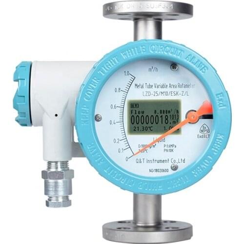 Digital air application of flow meter metal tube rotameter