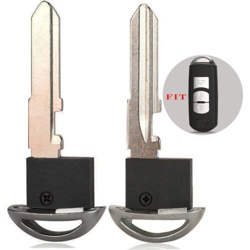 Kutery Remote Car Smart Key Keyless Emergency Insert Uncut Blade Blank For Mazda 3 5 6 CX-5 CX-7 CX-9 MX-5 Miata RX-8 2006-2013