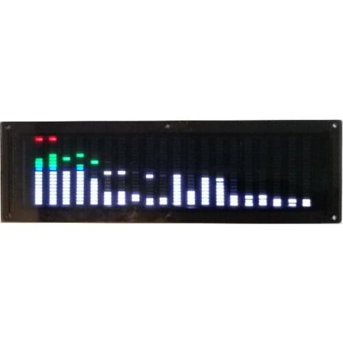 Household Music spectrum screen with power amplifier 20 color USB5-15V housing voice control