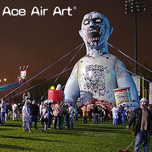 Giant Halloween decorations model inflatable zombie replica for outdoor events