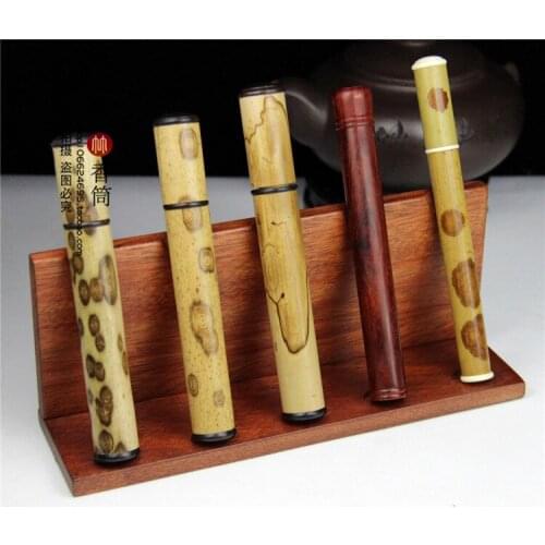 Brazils short red sandalwood perfume canister plane five sweet tube bent high-grade perfume canister plane