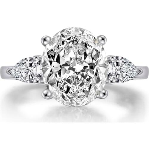 LESF Fashion 12mm Glossy Bright Wedding Ring For Women No Fade 925 Silver Engagement Rings Jewelry Wholesale