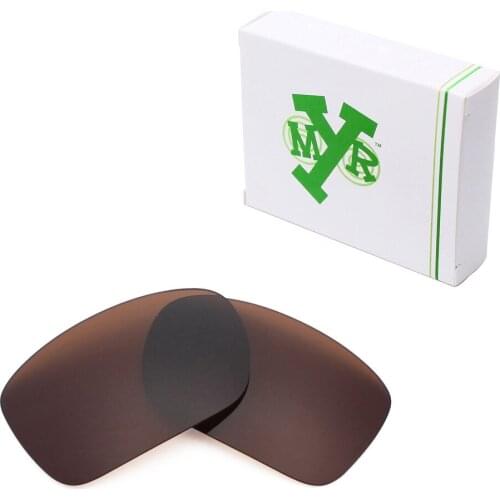 Mryok POLARIZED Replacement Lenses for Oakley Turbine Sunglasses Bronze Brown