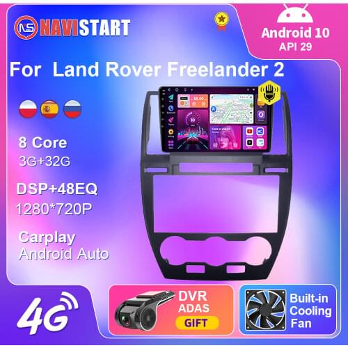 Android 10 For Land Rover Freelander 2 2006-2012 DVD Multimedia Player Car Radio GPS Navigation 4G WIFI Android Auto BT Carplay