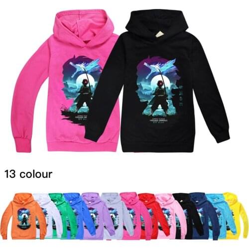 New Kids Japanese Anime Hoodies Boys 3D Cartoon Hooded Sweatshirts Pullover Long Sleeve Outerwear Hip Hop Autumn Cotton T Shirt
