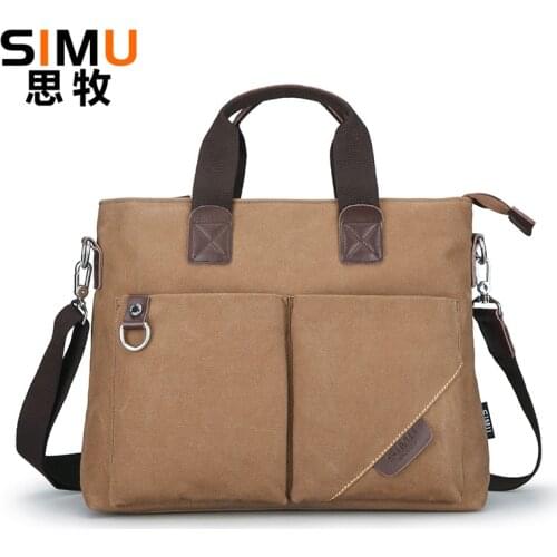 2021 New Mens Canvas Briefcases Bag male messenger bag Travel Large shoulder bags high quality Tote handbags Bolsa Feminina