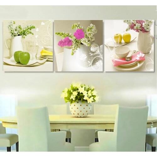 Fresh Green Fruit Modern Decorative Wall Art Painting Picture Kitchen Wall Decor Canvas Home Picture Unframed