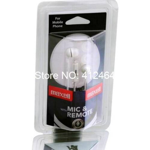 Custom clear plastic bliseter clamshell packaging box for earphone, paper blister pack ---PX3170