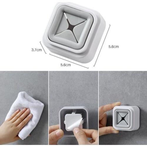 1PCS Convenient Kitchen Storage Hooks Washing Cloth Hanger Rack Towel Holder Sucker Wall Window Bathroom Household tool Hot Sale