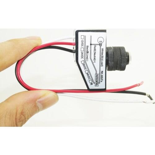 10PCS/Lot 12V 24V 36V 48V Button Style Dusk-To-Dawn Photocell Sensor - Light Up The Night