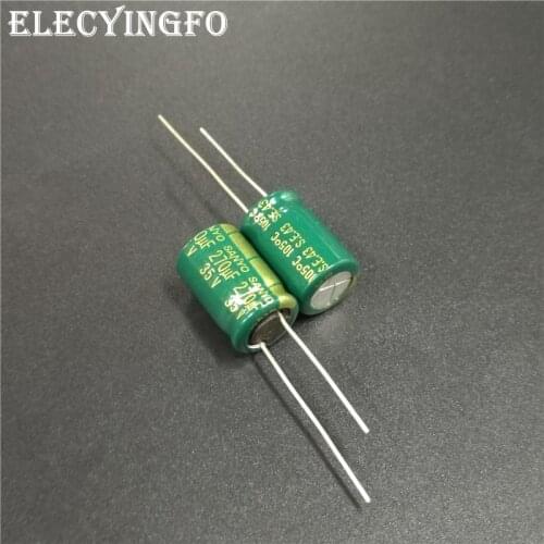 100pcs 270uF 35V270uf Sanyo AX series 10x16mm 35V270uF Low Impedance Long Life Electrolytic Capacitor