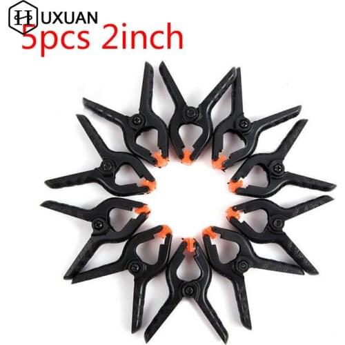 5pcs 2inch DIY Tools Plastic Nylon Toggle Clamps For Woodworking Spring Clip Photo Studio Grampo Clamp Hout Klemmen