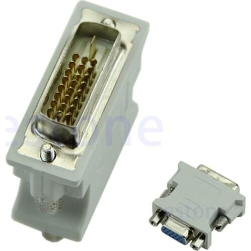Hot Selling 15 Pin VGA Female to DVI-D Male Adapter Converter LCD