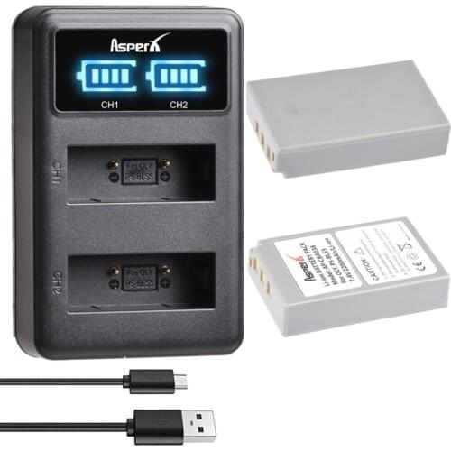 2200mAh BLS-5 BLS-50 PS-BLS5 Battery and Charger for Olympus PEN E-PL2 E-PL3 E-PL6 E-PL7 E-P3 E-PM1 E-PL5 E-PM2 E-M10 Stylu 1