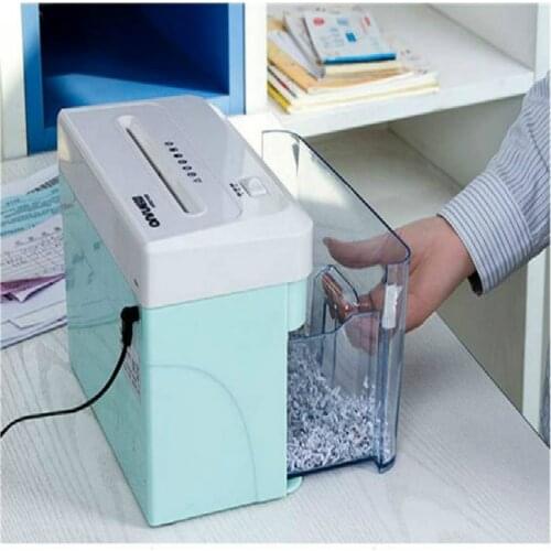 Anrui AR210 shredder granular mini desktop office home electric file shredder after 2*10mm home office paper shredder
