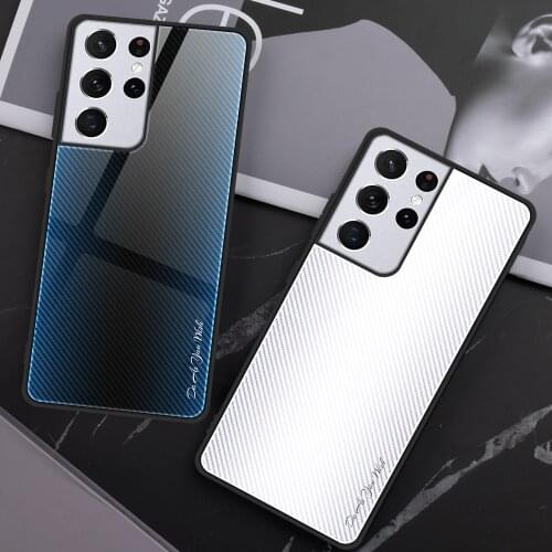 Gradient pattern Tempered Glass Cover For Samsung S21 S20 Plus S20 FE A51 A71 A52 A72 Case for Samsung S21 Plus Note 20 Ultra 5G