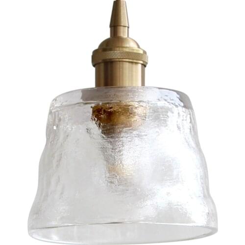 Industrial Loft Decor LED Pendant Light Modern Brass Glass Hanging Lamp Dining Room Home Lighting Antique Droplight Luminaire