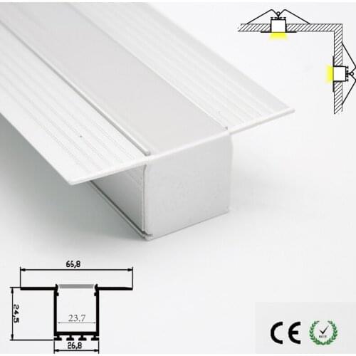 Quality indoor decoration led lighting accessory kitchen lamp cabinet lamp opal lamp cover led aluminum channel fast shipping