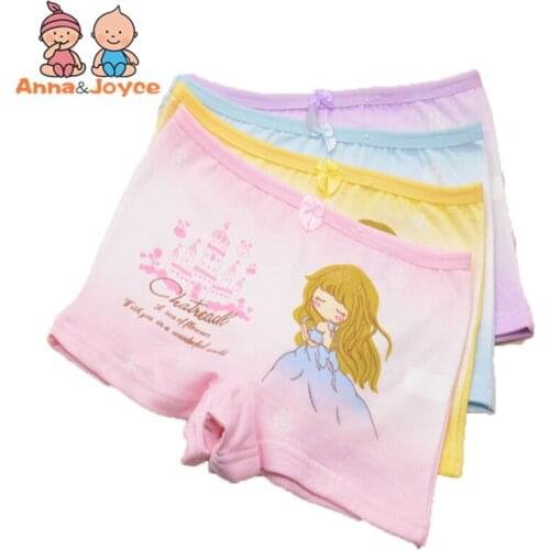Hot Sale 12 pcs/lot girls boxer Cartoon Panties Childrens Girls Kids underwear Baby Underpants TNN0128