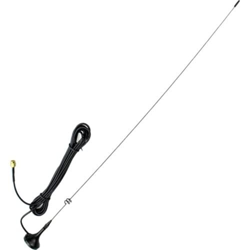 UT-108UV SMA-M 144/430MHz Dual Band magnet Antenna Yaesu Baofeng Radios