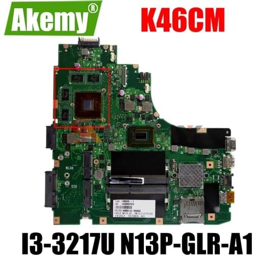 K46CA K46CM For ASUS K46CB K46CA K46CM K46C S46CM Laptop motherboard with I3-3217U N13P-GLR-A1 motherboard 100% fully tested