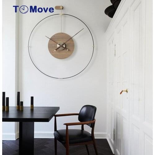 Nordic Wall Clock Living Room Decor Luxury Clock Creative Personality Art Decoration Household Simplicity Wall Hanging Watch