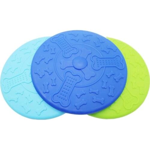 2019 New Best Selling Pet Flying Saucer TPR Soft Dogs Interactive Toy Training Chew Dog Toys Outdoor Emergency Pets Bowl