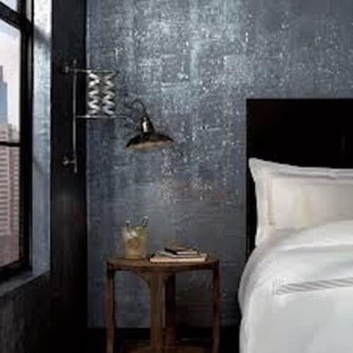 MYWIND New Design New Product Dark Grey Cork Wallpaper Modern Wood Soundproof Hotel Wallpaper Designs
