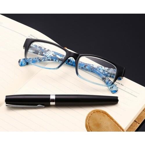 Iboode Fashion Women Reading Glasses PC Full Frame Vintage Printing Ladies Presbyopic Eyeglasses Eyewear Mirror +1.0 To +4.0 New