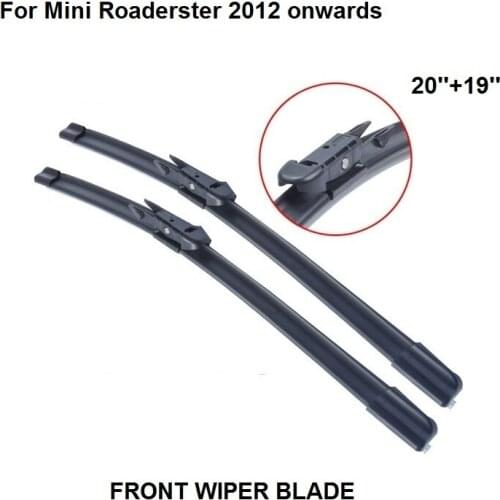 Wiper Blade For Mini Roaderster 2012 onwards 20''+19'' Car Accessories For Auto Cars Rubber Windscreen Windshield Blade