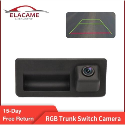 RGB Trunk Switch Rearview Camera 26 Pins for VW RCD510 RNS510 RNS315 Radio