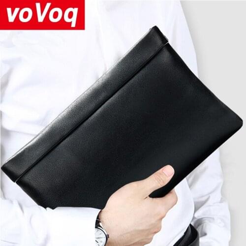 Luxury Brand Mens Wallet Business Striped Clutch Genuine Leather Purse for Male Fashion Man Card Holder with Zipper Phone Bag