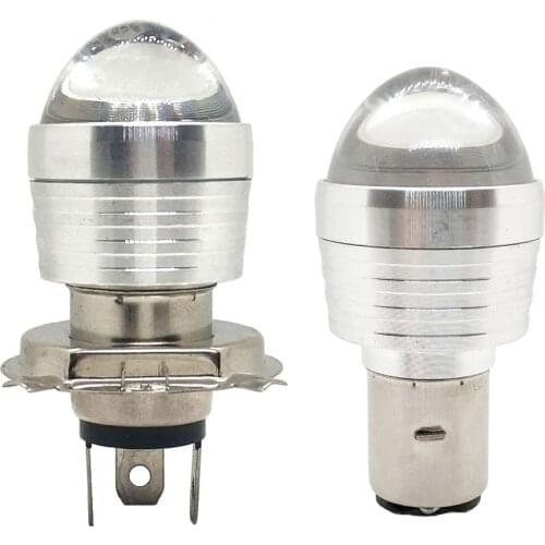H4 P43t HS1 LED Motorcycle H6 BA20D Led Headlight Bulb Spotlight Moto Lights Hi Lo beam Motorbike Fog Lamp 12V Flash Strobe