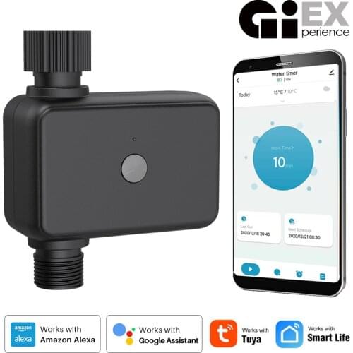 WIFI Watering Timer IP55 Automatic Drip Irrigation Garden Water Controller Valve Google Assistant Smart Home,Alexa Bluetooth