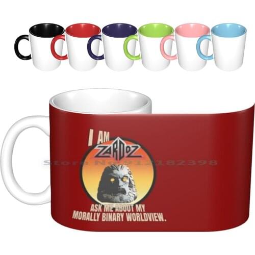 Have You Heard The Good News About Zardoz Ceramic Mugs Coffee Cups Milk Tea Mug Zardoz Zed The Is Bad The Gun Is Good Creative